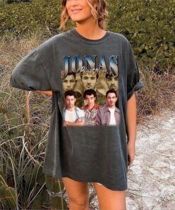 Jonas Brothers Vintage T-Shirt, Jonas Five Albums One Night Tour Shirt, Jonas Brothers 2024 Tour Shirt, Jonas 90’s Tee