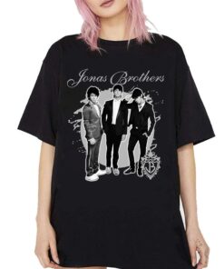 Jonas Brothers Vintage T-Shirt, Jonas Five Albums One Night Tour Shirt, Jonas Brothers 2024 Tour Shirt, Jonas 90’s Tee