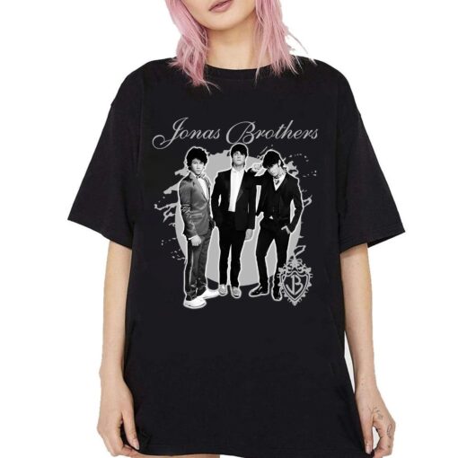 Jonas Brothers Vintage T-Shirt, Jonas Five Albums One Night Tour Shirt, Jonas Brothers 2024 Tour Shirt, Jonas 90’s Tee