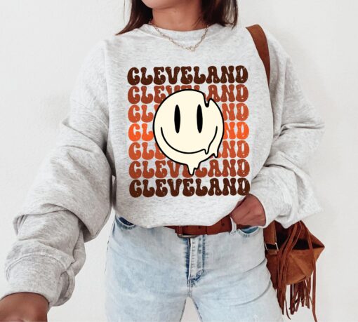 CLEVELAND Sweatshirt, Cleveland Shirt, Cleveland Ohio Gift, Ohio Sweateshirt, Cute College Student Gift, Premium Crewneck