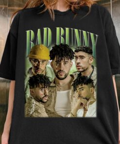 Limited BAD BUNNY Shirt Vintage 90s Grapic Tee Unisex Bad Bunny Un Verano Tshirt Bootleg horror Bad Bunny Sweatshirt