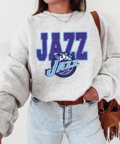 Utah Jazz Retro Vintage 1990’s NBA Crewneck Sweatshirt