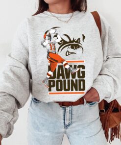 DAWG POUND - Vintage Cleveland Browns Football Short Sleeve Shirt - Retro Fan Gear Apparel Tee - Baker Mayfield