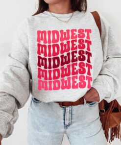 Midwest Sweatshirt, Midwestern Crewneck, Midwest Travel Gift, Travel Sweatshirt, Midwest Hoodie, Gift for Her