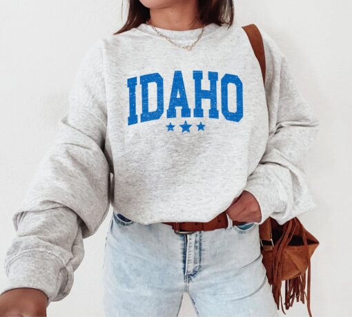 Idaho Sweatshirt, Idaho Shirt, Idaho Crewneck, Idaho The Gem State, Idaho Gift, Idaho Vacation Sweater, Idaho Trip