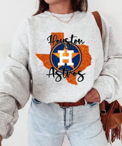 Vintage Houston Astros Crewneck Sweatshirt / Shirt, Houston Baseball Shirt, Retro Astros Game Day Shirt