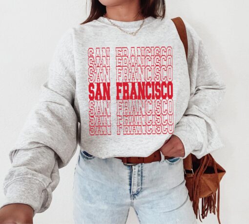 San Francisco Sweatshirt, City Sweatshirt, San Francisco Sweater, San Francisco Pullover, Youth San Francisco Shirt, Vacation Sweatshirt