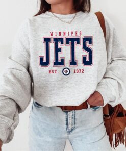 Winnipeg Jet, Vintage Winnipeg Jet Sweatshirt \ Shirt, Jets Sweater, Jets Shirt, Hockey Fan Shirt, Retro Winnipeg Ice Hockey