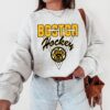 Vintage Style Boston Hockey Shirt, Boston Bruins Crewneck, Cute Boston Sweatshirt, Boston Bruins Fan Gift, Boston Hockey Sweatshirt