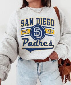 Vintage San Diego Padres EST 1969 Sweatshirt, San Diego Padres Shirt, San Diego Baseball Shirt, Unisex Shirt Sweatshirt Hoodie, Game Day