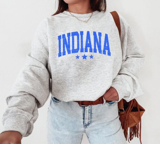 Indiana Sweatshirt, Indiana State Shirt, The Hoosier State, Indiana shirt, Vacation Sweatshirt, Indiana Sweater