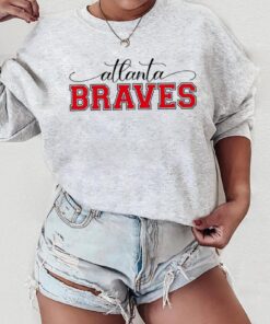 Atlanta Braves Sweatshirt, MLB Shirt, Braves Crewneck, Baseball Sweatshirt