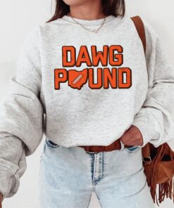 DAWG POUND – Vintage Cleveland Browns Football Short Sleeve Shirt – Retro Fan Gear Apparel Tee – Baker Mayfield