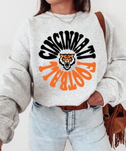 Hippy Cincinnati Bengals Crewneck - Retro Style Sweatshirt - Men's & Women's Apparel