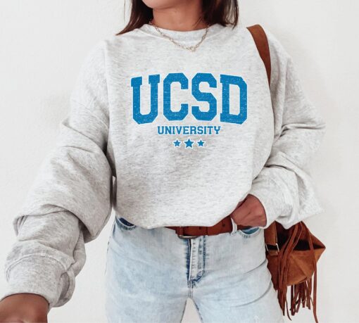 Ucsd Sweatshirt - University of California San Diego - Ucsd crewneck - Ucsd sweater - Ucsd shirt - Ucsd Student Gift