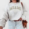 Miami Florida Sweatshirt, College Style Sweater, Miami University Crewneck, East Coast Sweater, USA Gift