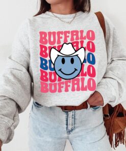 Buffalo Sweatshirt - Buffalo Hockey Sweatshirt - Retro Buffalo Hockey Crewneck - Ice Hockey Sweatshirt - Vintage Buffalo Sweatshirt