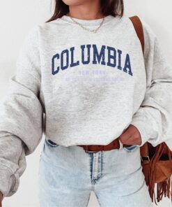 Columbia New York College Sweatshirt, Columbia University Sweater, Gps Coordinates, Student Gift, Sports Sweatshirt