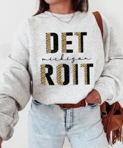 Detroit Sweatshirt, Detroit Shirt, Detroit Gifts, Detroit Sweater, Detroit Souvenir Jumper,Gift For Travel Lover, Womens Girls Detroit Shirt