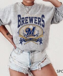 Milwaukee Brewers Shirt, Milwaukee Baseball Hoodie, Vintage Baseball Fan Shirt, Milwaukee Brewers Shirt, Milwaukee Baseball Tee