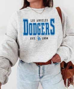 Vintage Los Angeles Dodgers Sweatshirt | Los Angeles Baseball Shirt | Los Angeles EST 1958 Sweatshirt | Vintage Baseball Fan Shirt