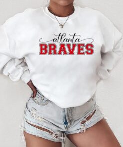 Atlanta Braves Sweatshirt, MLB Shirt, Braves Crewneck, Baseball Sweatshirt