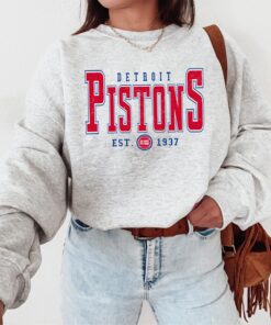 Detroit Piston, Vintage Detroit Piston Sweatshirt \Shirt, Detroit Basketball Shirt, Pistons Shirt, Basketball Fan Shirt, Retro Basketball