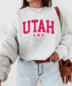 Utah Sweatshirt, Retro Sweatshirt, Utah Sweater, State Sweatshirt, Crewneck Sweatshirt, Utah Crewneck