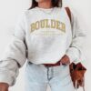 Boulder Colorado College Hometown Shirt, Vintage University Style Graphic Tee, Cool Back To School Gift For Students, Football Fan Present