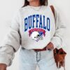 Buffalo Football Crewneck, Vintage Sweatshirt, Game Day Pullover, Bills 90s Style Football Crew