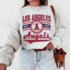 Vintage 90s MLB Los Angeles Angels Shirt, Los Angeles Baseball Shirt Los Angeles EST 1861 Shirtt Vintage Baseball Fan Shirt