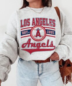 Vintage 90s MLB Los Angeles Angels Shirt, Los Angeles Baseball Shirt Los Angeles EST 1861 Shirtt Vintage Baseball Fan Shirt