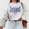 Kansas Jayhawks Football Shirt, KU Gameday Long Sleeve Shirt, Jayhawk Football Shirt for Gameday, Fall Football Apparel