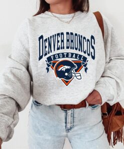 Denver Broncos Football Shirt, Vintage Style Denver Broncos Football Sweatshirt, Denver Broncos Shirt