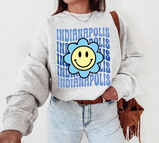 Indianapolis Sweatshirt, Indianapolis Sweatshirt, Indianapolis Shirt, Indianapolis Crewneck, Vintage Indianapolis Shirt