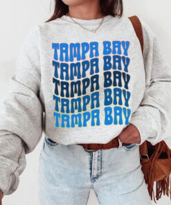 Funky Tampa Bay Sweatshirt - Unisex - Funky Tampa Sweatshirt - Tampa Bay Crewneck - Trendy Aesthetic Sweatshirt