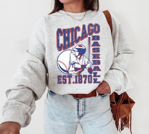 Chicago Baseball Retro Shirt for Baseball Fans Chicago Baseball Gifts for Chicago Fans