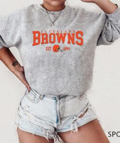 Cleveland Brown Sweatshirt, Cleveland Brown Football Day Shirt, Cleveland Football Tee, Gift For Cleveland Fan, Game Day Sweatshirt