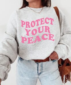 Protect Your Peace Shirt – Vsco Shirt, Summer Aesthetic, Trendy Oversized