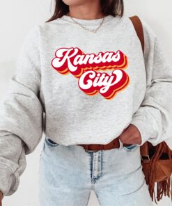 Kansas City Football Sweatshirt, Vintage Kansas City Crewneck, Retro Kansas City Sweatshirt, Kansas City Toddler Crewneck