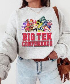 Big 10 Conference Vintage Shirt - Retro Football Pullover - College football sweater