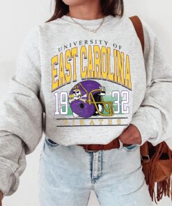 Vintage East Carolina Crewneck Sweatshirt, Distressed East Carolina Shirt, East Carolina Fan Crewneck Shirt, East Carolina College Sweater