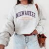 Milwaukee Wisconsin College Sweatshirt, College Unisex Crewneck Sweater, Baseball Sweater, East Coast Sweatshirt, USA Gift