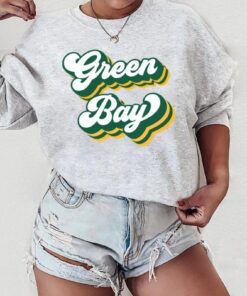 Green Bay Retro Sweatshirt, Vintage Style Green Bay Sweatshirt, Green Bay Sweatshirt, Women’s Green Bay Shirt, Men’s Green BayShirt