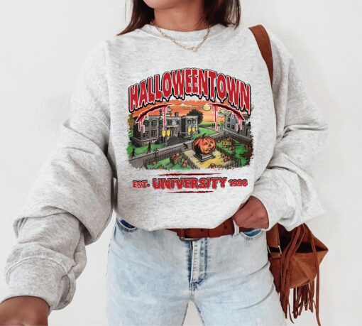 Halloween Party | 90S Halloween Png | Halloweentown Sweatshirt | Halloween Shirt | 2 Side Halloweentown University Shirt | Shirt