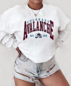 Vintage 90s Colorado Avalanche Shirt, Crewneck Colorado Avalanche Sweatshirt, Jersey Hockey Gift For Christmas