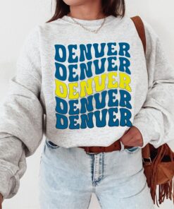 Denver Football Sweatshirt, Denver Football Shirt, Retro Denver Football Shirt, Denver Football Gift, Denver Sunday Football