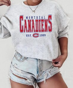 Montreal Canadiens Sweatshirt, Vintage Sweatshirt, NHL Sweatshirt, Hockey Shirt, Hockey Fan Sweatshirt, Canadiens Hockey Fan Gift