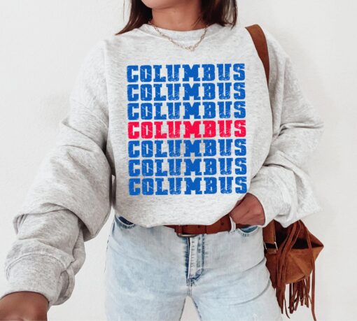 Columbus Hockey Shirt, Vintage Columbus Hockey, Throwback Columbus Hockey Shirt, Columbus Toddler Shirt, Columbus Ohio Shirt